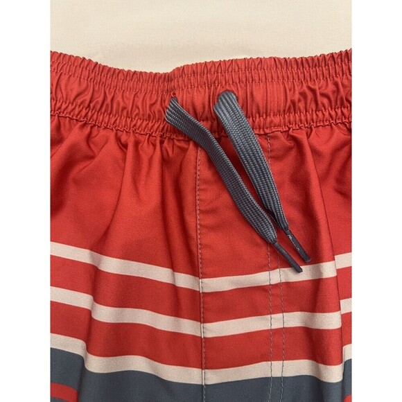 TIPSY ELVES Freedom's Calling Swim Trunks Size Large Red White Blue Liner USA 8" - Picture 6 of 13